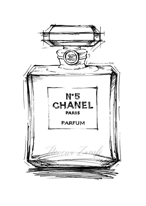 chanel no five perfume line drawing|chanel no 5 copy perfume.